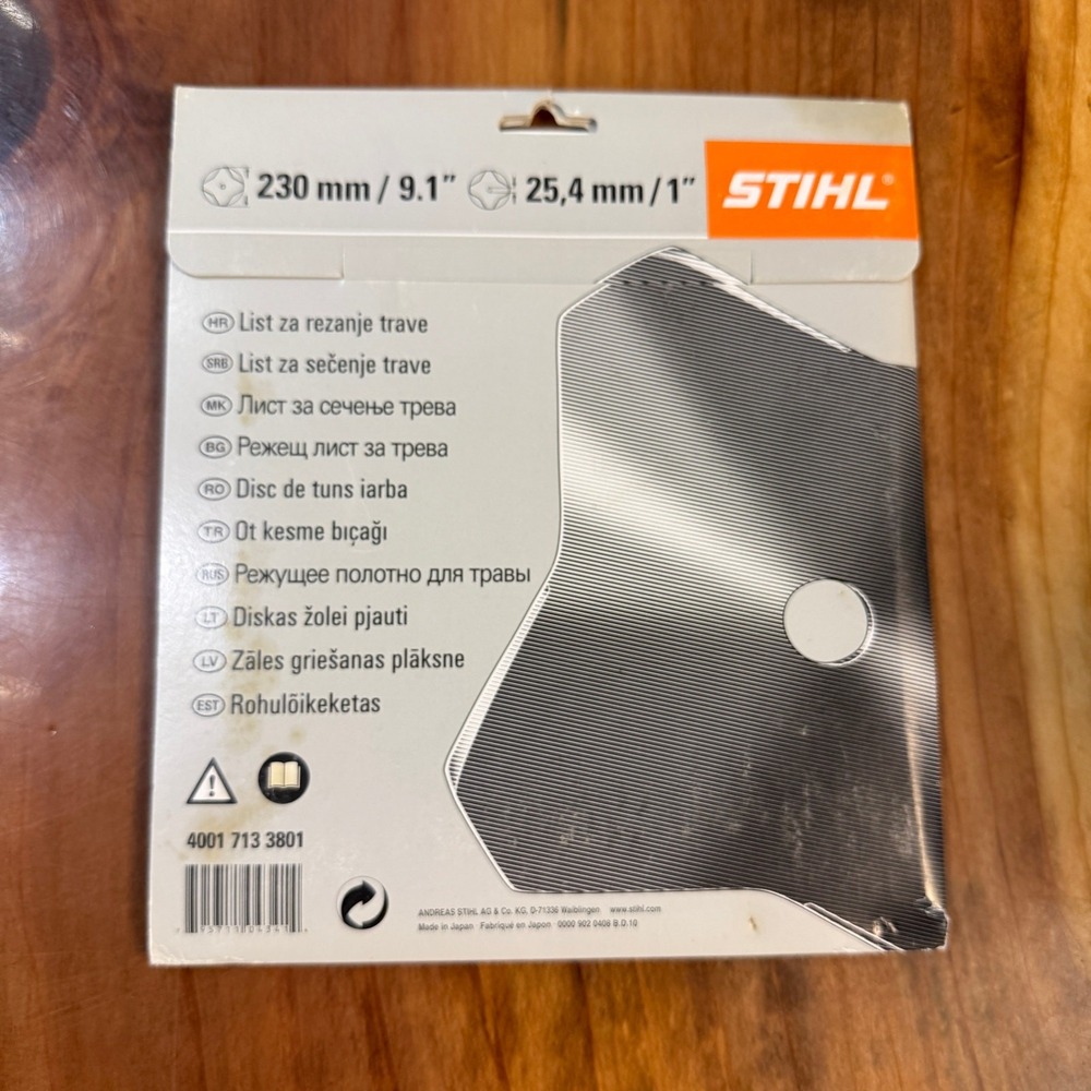 NEW Stihl 230 mm / 9.1" Grass Cutting Blade